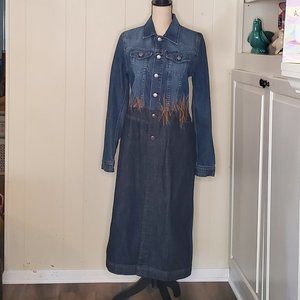 DNKY Jeans 3/4 Length Piece Jean Jacket